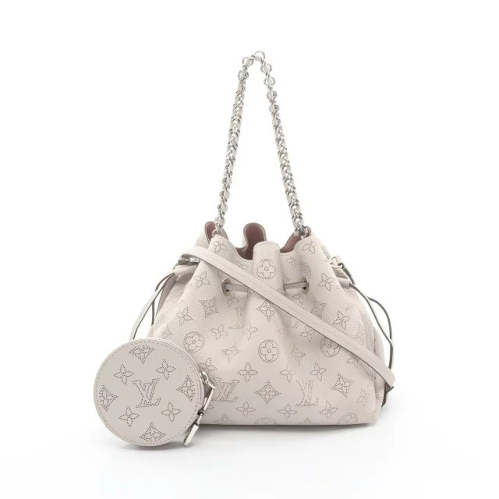 Louis Vuitton Bella Handbag Leather Mahina Pink Blume